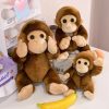 Monkey Doll Soft Plush Toy for Wild Animals