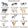 Montessori Miniature Lion Shark Horse Dinosaur Animals Model Set Action Figures