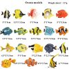 Montessori Miniature Lion Shark Horse Dinosaur Animals Model Set Action Figures