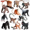 Montessori Miniature Lion Shark Horse Dinosaur Animals Model Set Action Figures