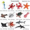 Montessori Miniature Lion Shark Horse Dinosaur Animals Model Set Action Figures