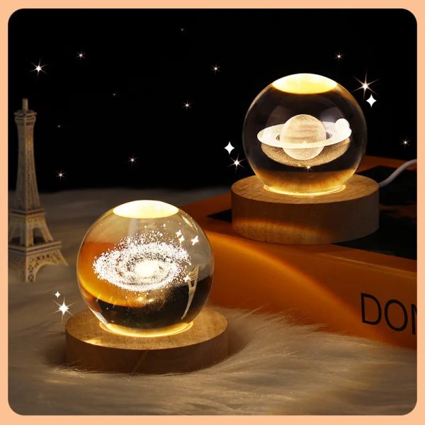 Moon Planet Galaxy Lamp