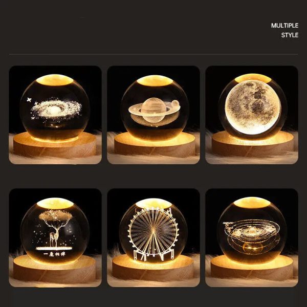 Moon Planet Galaxy Lamp