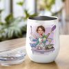 Most Moms Ride On The Crazy Train Personalize Mom White Mug, Accent, Wine Tumbler Gift For Mom