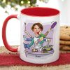 Most Moms Ride On The Crazy Train Personalize Mom White Mug, Accent, Wine Tumbler Gift For Mom