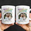Mother And Daughter, A Bond That Can't Be Broken, Hearts and Photo - Personalized Custom Coffee Mug - FAM315_MG