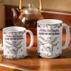 Mother And Daughter Relationship - 3D Inflated Effect Printed Mug, Personalized White Edge-to-Edge Mug