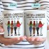 Mother & Daughter - A Bond That Can't Be Broken, Custom Ceramic Mug, Perfect Gift for Mom or Daughter - Personalized Mug to Celebrate the Special Bond!