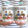 Mother & Daughter A Bond That Can't Be Broken Family - Gift For Mom, Mother, Grandma - Personalized Mug