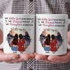 Mother & Daughter My Friend Today My Daughter Forever - Personalized Ceramic Mug - Gift For Mom, Grandma, Mother's Day | GR24 NA94