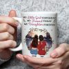 Mother & Daughter My Friend Today My Daughter Forever - Personalized Ceramic Mug - Gift For Mom, Grandma, Mother's Day | GR24 NA94