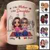 Mother & Daughters Doll Women Sitting In House Personalized Mug
