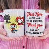 Mother, Dear Mom, Thank you For Not Swallowing Us, Personalized Mug, Mom Gifts, 030HPO290323