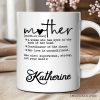 Mother Definition Personalized Mug, Inspirational Mother Gift With Custom Name