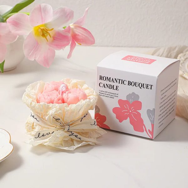 Mother's Day Scented Flower Candle Gift Box
