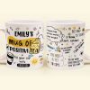 Motivational Mug - Mug Of Positivitea - Gifts For Friend, Daughter, Mom, Sister - Personalized Mug