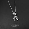 Movable Bear Pendant Necklace