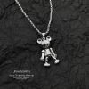 Movable Bear Pendant Necklace