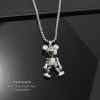 Movable Bear Pendant Necklace