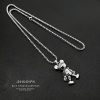 Movable Bear Pendant Necklace