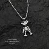 Movable Bear Pendant Necklace