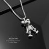 Movable Bear Pendant Necklace