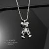 Movable Bear Pendant Necklace