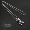 Movable Bear Pendant Necklace
