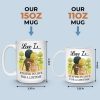 Mug - Personalized Anniversary Wedding Gifts For Husband And Wife, Him And Her - Growing Old Together, Couple Birthday Gifts for Him And Her