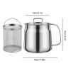 Multi-Functional 1.5/2L Stainless Steel Oil Filter Pot With Frying Basket