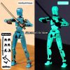 Multi-Jointed Movable Shapeshift Robot 3D Printed Mannequin Dummy 13 Action Figures