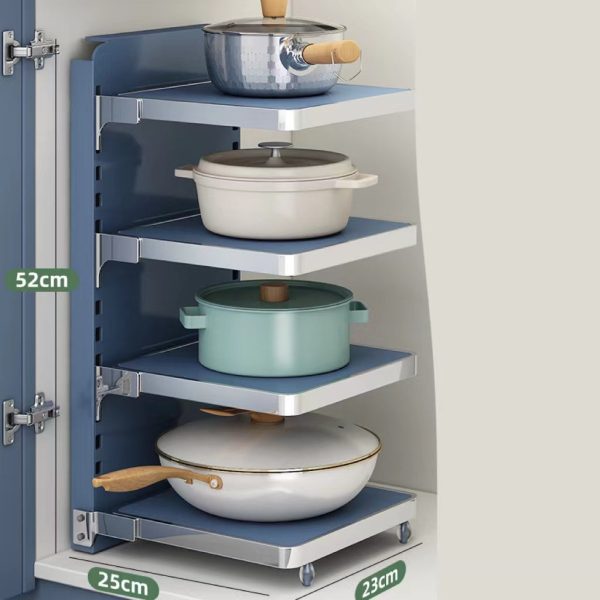 Multi-Layer Under Sink Kitchen Pot Rack
