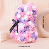 Multicolored Rose Bear Decorative Gift
