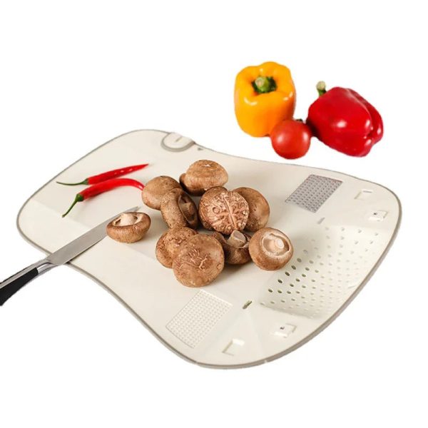 Multifunctional Foldable Cutting Board With Drain
