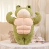 Muscle Frog & Duck Plush A Quirky Pair