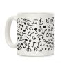 Musical Note Pattern Coffee Mug