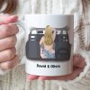 My Back Seat Is Always Ready To Take Your Heat Personalized Couple Mug, Gift For Couple