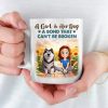 My Best Friend Comes With A Wagging Tail - Dog Personalized Custom Mug - Gift For Pet Owners, Pet Lovers