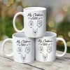 My Children Bark Dog Head Outline Personalized Mug