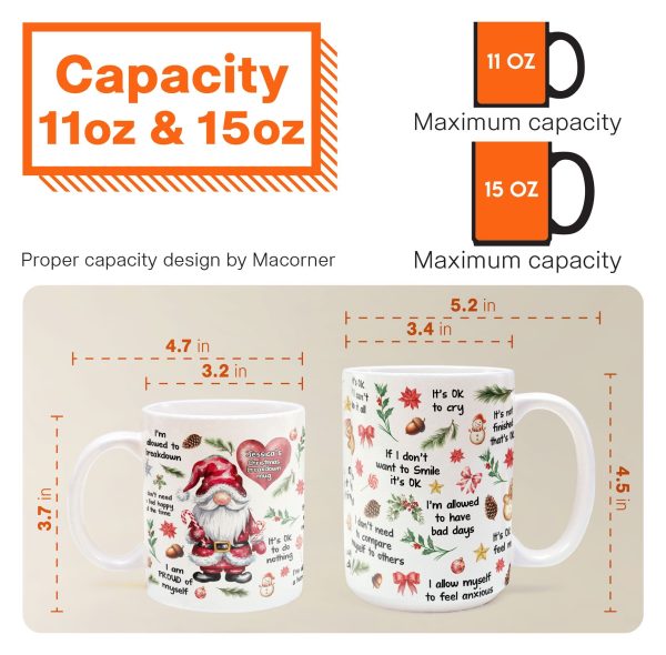 My Christmas Breakdown Mug Gnome Mug - Personalized Mug