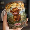 My Cow Stained Glass Landscape - Personalized Custom Coffee Mug - KID530_MG