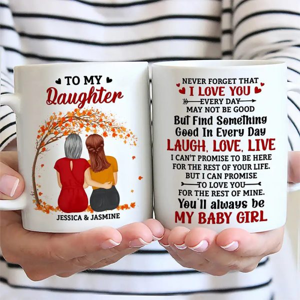 My Daughter Never Forget That I Love You Forever - Personalized Mug