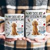 My Dog Ate My Lesson Plan Funny Gift For Teacher Back To School - Personalized Mug
