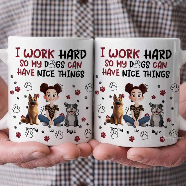 My Dog Can Have Nice Things - Personalized Mug - Gift for Pet Owners, Pet Lovers, Dog Mom | CLP15 NH96
