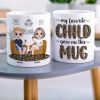 My Favorite Child Gave Me This Mug, Personalized Coffee Mug, Relaxing With Mom, Coffee Mug, Mother's Day Gift, Birthday Gift For Mom