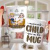 My Favorite Child Gave Me This Mug, Personalized Coffee Mug, Relaxing With Mom, Coffee Mug, Mother's Day Gift, Birthday Gift For Mom