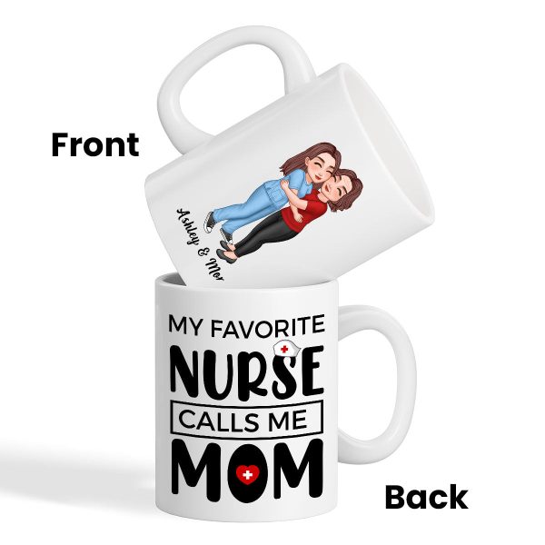 My Favorite Daughter Son Call Me Mom By Custom Occupation Firefighter, Nurse, Police Officer, Teacher Personalized Mug