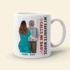 My Favorite Nurse Call Me Dad, Personalized Nurse White Mug 04ACQN110523TM