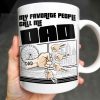 My Favorite People Call Me Dad, Cityscape Design - Personalized Custom Coffee Mug - DAD233_MG