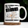 My Favorite People Call Me Dad, Cityscape Design - Personalized Custom Coffee Mug - DAD233_MG